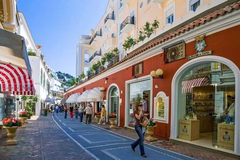 6 Best Places For All To Enjoy Shopping In Italy At Its Best In 2022 Shopping In Italy, Italy Images, Europe Holidays, Cities In Italy, Capri Italy, Italy Fashion, Visit Italy, Best Resorts, Clothing Stores