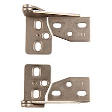 AP Hardware 6102 Satin Nickel - Variable overlay knife hinge Cupboard Door Hinges, Exterior Door Designs, Overlay Hinges, Pivot Hinge, Furniture Hinges, Satin Nickel Hardware, Hinges For Cabinets, Cabinet Hinges, Door Gate Design