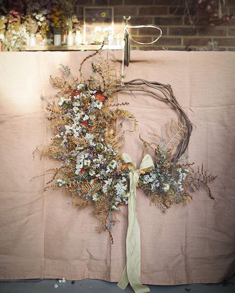 Bex Partridge, Seasonal Wreaths, Wreath Tutorial, Floral Photography, Partridge, Wreath Crafts, Artist On Instagram, How To Make Wreaths, Real Flowers