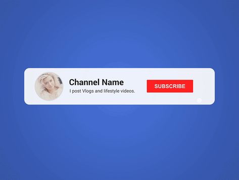 Bell Animation, Youtube Subscribe Button, Video Design Youtube, Youtube Editing, Youtube Banner Design, Famous Youtubers, Banner Design Inspiration, Youtube Banner Template, Youtube Channel Ideas