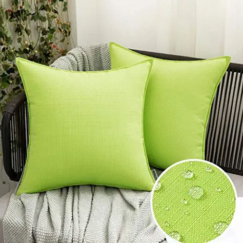 Lime Green Couch, Beetlejuice Bedroom, Lime Green Home Decor, Bright Green Throw Pillows Living Room, Lime Green Decor, Lime Green Bedrooms, Record Decor, Green Outdoor Pillows, Lime Green Pillows