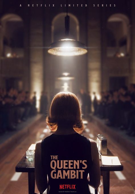 THE QUEEN'S GAMBIT (2020) poster by Federico Mauro Queen Gambit Poster, The Queens Gambit Posters, The Queen’s Gambit, Queens Gambit Poster, The Queen's Gambit Aesthetic, Gambit Movie, Queen Gambit, Queen's Gambit Aesthetic, Grid Poster