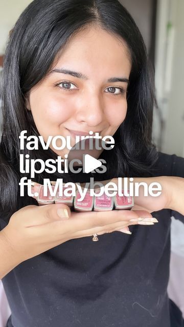 Sanika on Instagram: "Not sponsored! 
I love the @maybelline_ind Color Sensational Creamy Matte Lipsticks. The shea butter-infused formula gives it a rich, creamy texture that feels incredibly smooth on the lips. Plus, I love how hydrating it is. 
All shades are linked in my bio under the make up tab 💄

1. Nude Nuance
2. Midtown Pink
3. Touch of Spice
4. Almond Pink
5. Mauve It

[favourite lipsticks, lipsticks for brown skin, everyday lipsticks, hydrating lipsticks, lipstick swatches, maybelline lipsticks, affordable lipsticks]" Maybelline Touch Of Spice Lipstick, Lipstick For Tan Skin, Nude Lipstick Shades For Brown Skin, Wine Colour Lipstick, Pink Brown Lipstick, Maybelline Touch Of Spice, Lipsticks For Brown Skin, Pink Nude Lipstick, Maybelline Lipstick Shades