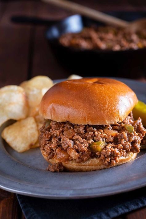 Church Supper Sloppy Joes for 60 Joe Sandwich, Slow Cooker Korean Beef, Vegan Sloppy Joes, Sloppy Joes Sandwich, Vegan Soul Food, Quick Easy Vegan, Homemade Sloppy Joes, Sloppy Joes Recipe, Sloppy Joe