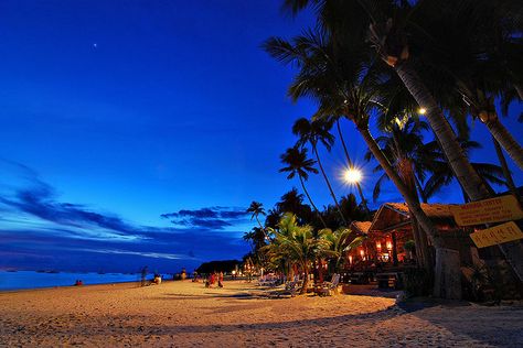 15 boracay at dusk by Chewy Chua, via Flickr Boracay Philippines, Boracay Island, Beach At Night, Beach Night, Philippines Travel, Beach Wallpaper, Boracay, Travel Locations, Tourist Spots