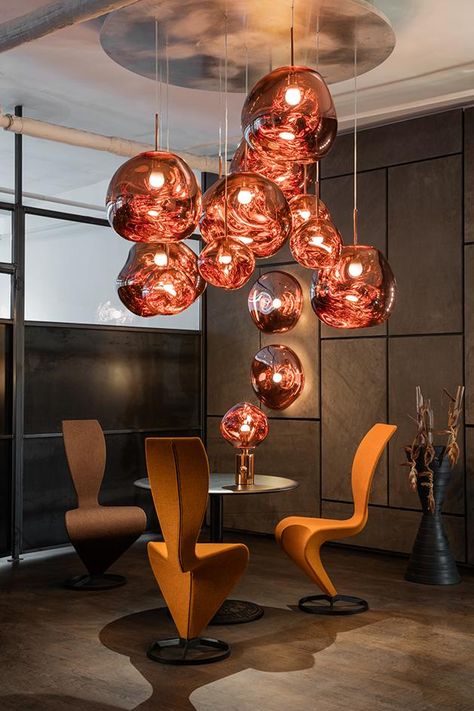 Why Tom Dixon has a fresh perspective on New York Italian Furniture Design, Acrylic Chandelier, Plastic Lights, Ceiling Installation, Tom Dixon, Standing Lamp, Ceiling Rose, Globe Lights, Lighting System