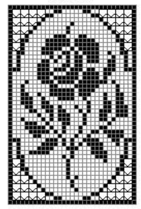 Fillet Crochet Charts, Filet Crochet Patterns, Crochet Puff Flower, Crochet Patterns Filet, Fillet Crochet Patterns, Rose Patterns, Filet Crochet Charts, Confection Au Crochet, Fillet Crochet