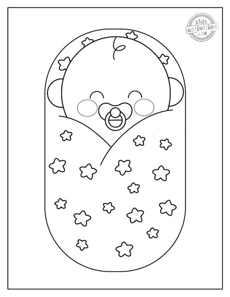 Baby Shower Kids Activities, Name Coloring Pages, Baby Coloring Pages, Shark Coloring Pages, Free Activities For Kids, Baby Printables, Free Baby Shower, Coloring Supplies, Baby Drawing