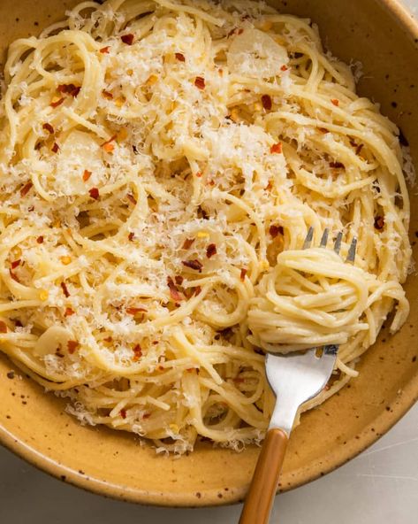 Green Olive Pasta, Capellini Pasta, Angel Hair Pasta, Bare Minimum, Perfect Pasta, Pasta Shapes, 5 Ingredient, Easy Breezy, Quick Recipes