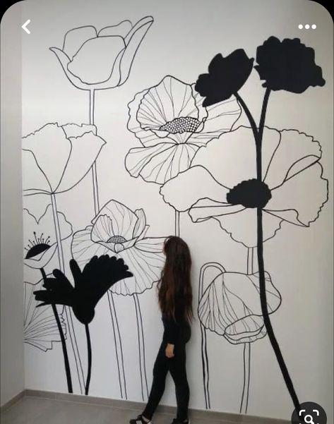 Wall Murals Diy, Creative Wall Painting, Garden Mural, Boho Painting, Wall Painting Decor, Wall Murals Painted, Wall Paint Designs, Window Painting, Mural Wall Art