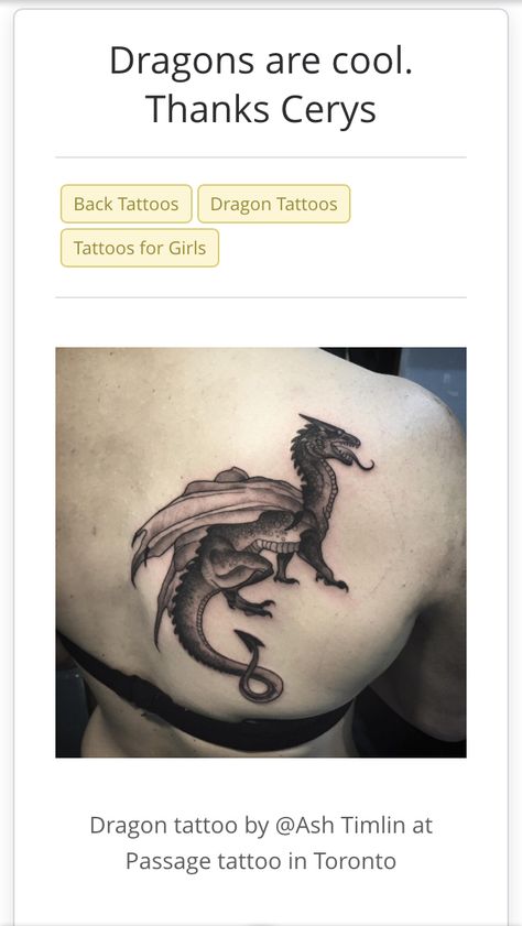 Dragon!! European Dragon Tattoo, Wyvern Tattoo, European Dragon, The Girl With The Dragon Tattoo, Tattoo Art Drawings, Back Tattoos, Dragon Tattoo, Arm Tattoo, Design Inspo