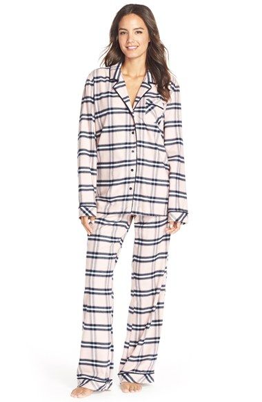 Free shipping and returns on Nordstrom Flannel Pajamas at Nordstrom.com. Stay warm and cozy in classic long-sleeve flannel pajamas offered in a variety of patterns including sweet polka dots and vibrant plaids. Flannel Pjs, Kate Spade Style, Pink Flannel, Pajamas Comfy, Cute Pajamas, Flannel Pajamas, Long Sleeve Flannel, Pretty Lingerie, Comfortable Outfits