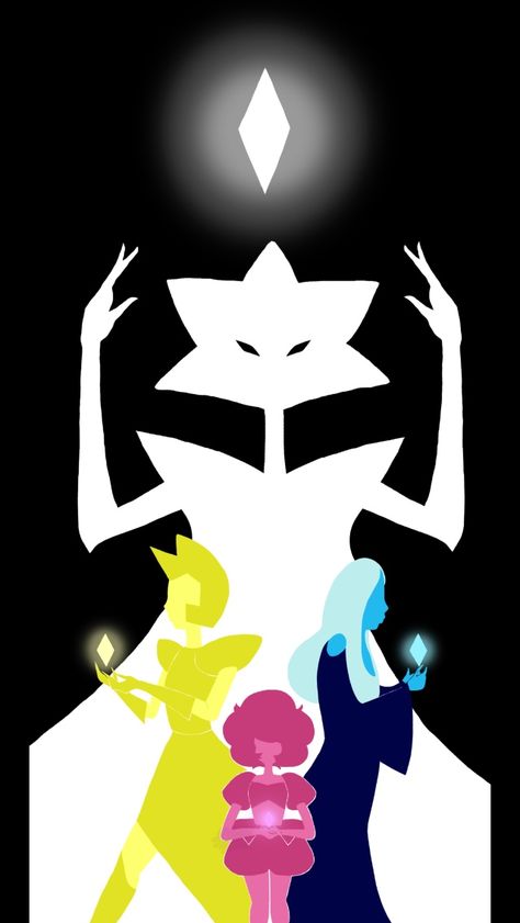 The Diamonds Steven Universe Wallpaper, The Diamonds Steven Universe Art, Diamond Authority Steven Universe, Blue Diamond Steven Universe Wallpaper, Steven Universe Painting, White Diamond Wallpaper, The Diamonds Steven Universe, Steven Universe The Diamonds, Steven Universe Wallpapers