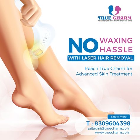 Laser Hair Removal at True Charm provides you with supple and hair-free skin with no damage. Book your appointment today at @TRUECHARM Laser Hair Removal @ TRUECHARM UNLIMITED SESSIONS @49,999/- ONLY #truecharm #oldsafilguda #drsailaxmi #cosomatology #cosmetics #laserremoval #hairremovaltreatment #laserclinic #laser #laserhairremovaltreatment Laser Hair Removal Instagram Feed, Laser Hair Removal Post, Laser Hair Removal Advertising, Laser Hair Removal Content, Laser Ads Hair Removal, Laser Hair Reduction, Laser Removal, Laser Hair Removal Machine, Laser Clinics