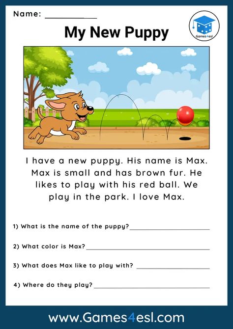 Free 1st Grade Reading Comprehension Worksheets | Games4esl Reading Comprehension For Class 1, Reading Comprehension Worksheets Kinder, Comprehension For Class 1, Comprehension Worksheets Grade 1, Comprehension Passages 1st Grade, Reading Comprehension Worksheets Grade 1, Comprehension For Grade 1, Jolly Phonics Printable, Reading Comprehension Grade 1