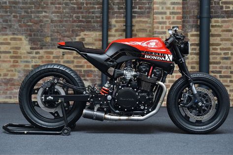 X-Axis Honda CBX 750. - RocketGarage - Cafe Racer Magazine Honda Cbx750, Cb 750 Cafe Racer, Soichiro Honda, Retro Bikes, Cafe Racer Moto, Bmw R100, Honda Cbx, Ducati Hypermotard, Bmw Scrambler