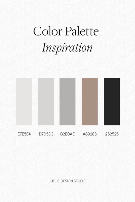 Nude Color Palette, Color Palette Inspiration, Color Tips, Beige Color Palette, Black Color Palette, Color Design Inspiration, Grey Palette, House Color Palettes, Brown Color Palette