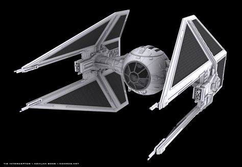 Star Wars Tie interceptor by kehlan.deviantart.com on @deviantART Starwars Vehicle, Tie Interceptor, Star Wars Tie Fighter, Star Wars Tie, Boba Fett Helmet, Star Fleet, Star Wars Spaceships, Sci Fi Spaceships, Star Wars The Old