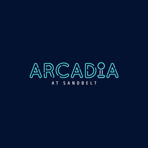 Arcade Logo Design, Arcade Branding, Neon Logo Design, Arcade Logo, Arcade Graphics, Logo Class, Arcade Bar, Arcade Retro, Retro Logo Design