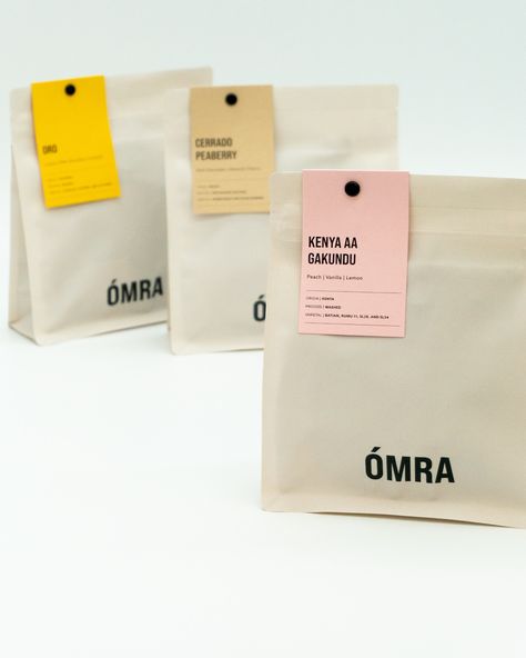 Coffee Bag Display Ideas, Coffee Bag Label Design, Coffee Labels Design, Coffee Bag Packaging Design, Coffee Bag Label, Coffee Pouch Packaging Design, Matcha Package, Packaging Design Bag, Drip Coffee Packaging