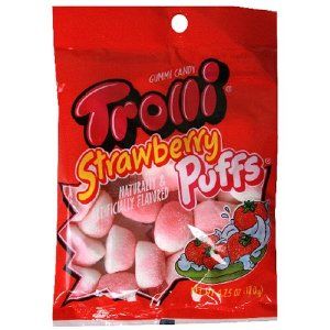 Trolli Gummy, Strawberry Puffs, Chocolate Candy Brands, Haribo Candy, Banana Candy, Gummy Candies, Individually Wrapped Candy, Rainbow Lollipops, Beach Candy