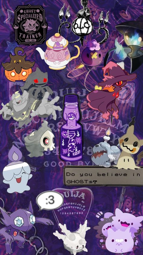 the best pokemon type (I take no cryticism) #ghost #ghosts #pokemon #ghostpokemon #ghosttype #ghosttypepokemon Pokemon Ghost Type Wallpaper, Ghost Type Pokemon Wallpaper Pc, Ghost Type Trainer Oc, Ghost Pokemon Trainer, Ghost Pokemon Wallpaper, Pokemon Chandelure, Pokemon Ghost Type, Mostly Ghostly, Best Pokemon