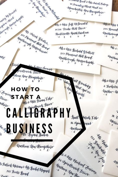 how to start a calligraphy business side hustle Calligraphy Business Ideas, Calligraphy Projects, Calligraphy Business, Calligraphy Products To Sell, Different Types Of Calligraphy, Calligraphy Supplies For Beginners, Calligraphy Class Workshop, Hand Lettering Business, Modern Calligraphy Practice