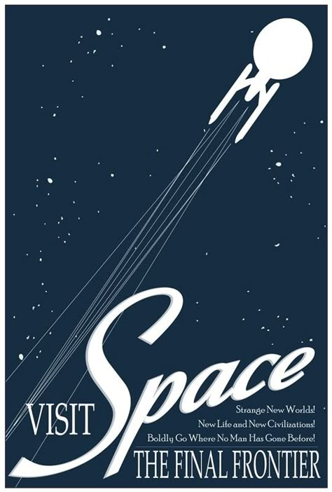 Star Trek Nursery, Star Trek Printables, Star Trek Fashion, Star Wars Travel Posters, Star Trek Timelines, Star Trek Pin, Star Trek Tv Series, Space Posters, Space Travel Posters