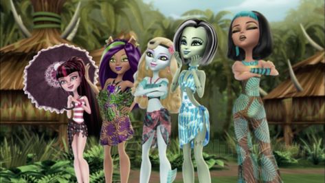 Monster High: Escape From Skull Shores (2012) Monster High Escape From Skull Shores, Monster High Skull Shores, Monster High Room, Skelita Calaveras, Mermaid Wallpapers, Monster High Pictures, Moster High, Catty Noir, Skull Island