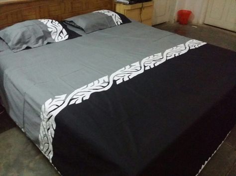 Handmade Applique Bedsheet Fabric: Pure Cotton  Price: 4500 PKR Size: King Size (108" by 98") Piece: 3 piece  Make to order  Making time  30 to 40 days  For order confirmation please contact us or wattsap us at 03312080951 Bed Sheet Designs Pattern, Handmade Bedsheet Ideas, Aplic Work Bedsheet Design, Applique Bedsheet Designs, Bed Sheet Ideas, Bed Sheets Ideas, Handmade Bedsheet, Handmade Bed Sheets, Bedsheet Design