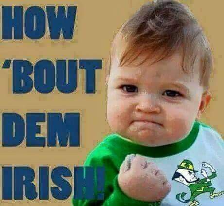 Notre Dame Baby, Notre Dame Football, Irish Men, Notre Dame, Football, American Football