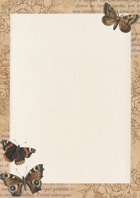 Background For Letter Writing Vintage, Landscape Scrapbook Ideas, Letter Templates Aesthetic, Paper Notes Aesthetic Template, Aesthetic Background Butterfly, Aesthetic Letter Background, Aesthetic Background For Text, Aesthetic Background For Writing, Text Background Aesthetic