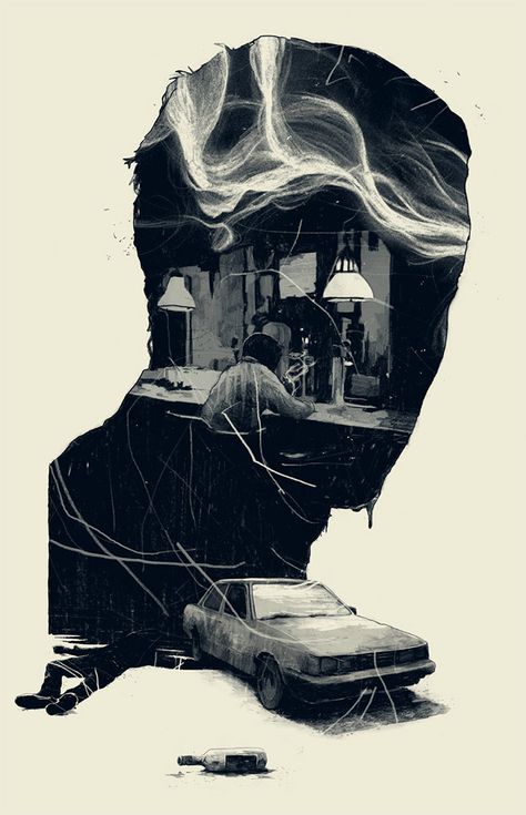 30 Cleverly Illustrated Posters with Double Exposure Effects Double Exposure Effect, Colossal Art, Art Et Illustration, 영감을 주는 캐릭터, Editorial Illustration, Double Exposure, Art And Illustration, Illustration Inspiration, Illustrations Posters