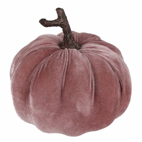 Northlight 6.25 Pink Velour Pumpkin Fall Harvest Decoration, 1 - Fred Meyer Thanksgiving Tabletop Decor, Fall Harvest Decorations, Fall Table Centerpieces, Orange Table, Christmas Tabletop Decor, Harvest Thanksgiving, Mantle Piece, Autumn Decorating, Christmas Central