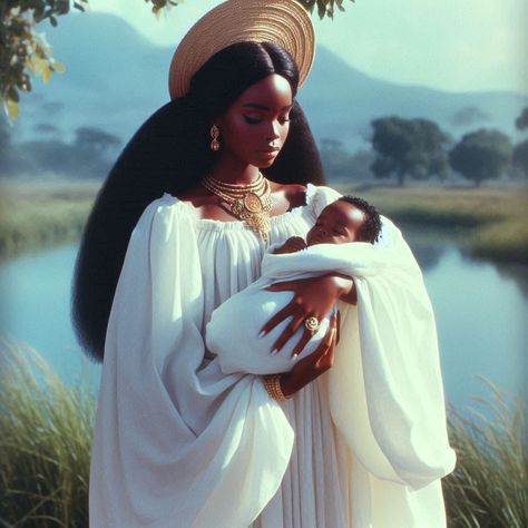 Black Goddess Aesthetic, Black Royalty Aesthetic, Kylie Pregnant, African Princess, Black Royalty, Black Fairy, Royalty Aesthetic, Afrocentric Art, Black Femininity