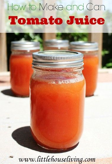 How to make your own and how  to Can your own Tomato Juice with fresh garden tomatoes! Canning Tomato Juice, Homemade Tomato Juice, Canned Tomato Juice, Preserving Tomatoes, Garden Tomatoes, Canning Tips, Canned Goods, Canned Fruit, Mix Recipes