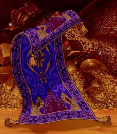 Aladdin Carpet, Aladdin Magic Carpet, Disney World Rides, Disney Jasmine, Disney Wiki, Disney Animated Movies, Flying Carpet, Tattoo Artwork, Disney Images