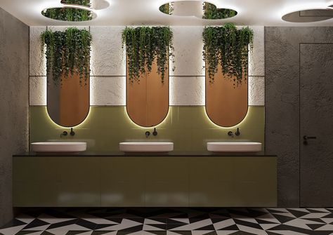 The Brunch Café on Behance Restrooms Restaurant, Toilet Dimensions, Café Interior, Brunch Cafe, Restroom Design, Hotel Project, Toilet Design, Interior Architect, Bath Design