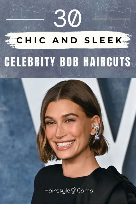 Celebrity Bob Haircuts Kendall Jenner Bob Haircut, Celebrities With Bob Haircut, Celebrity Bob Haircut, Kim Kardashian Hair Short, Kim Kardashian Bob Haircut, Hailey Bieber Short Hair, Style A Bob Haircut, Demi Moore Short Hair, Micro Bob Haircut