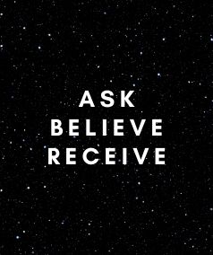 Ask Believe Receive, Spiritual Things, Vision Board Images, Secret Book, Jesus Return, White Pictures, Bible Time, Vision Board Manifestation, The Secret Book