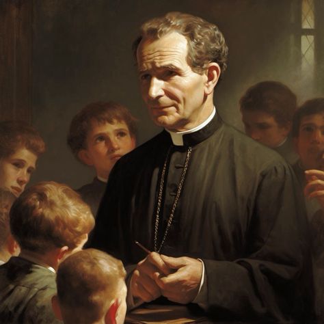 St John Neumann, John Bosco, St John Bosco, Don Bosco, Saint John, Catholic Art, St John, Quick Saves, Art