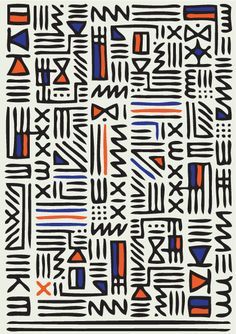 1000+ ideas about Tribal Patterns on Pinterest | Aztec Patterns ... Afrique Art, Pola Sulam, Design Textile, Affordable Art Prints, African Pattern, Pattern Illustration, Graphic Patterns, Textile Patterns, Surface Pattern Design