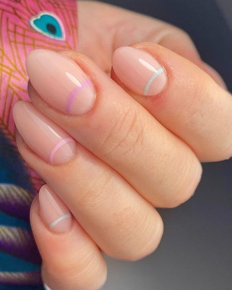 Cool Older Sister, Half Moon Manicure, Half Moon Nails, Moon Manicure, Hello Nails, Moon Nails, Cute Spring Nails, Spring Nail Designs, Older Sister