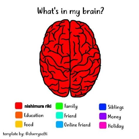 Whats In My Brain Template, Whats In My Brain, Brain Template, Park Jongseong, Holiday Templates, Kim Sunoo, Online Friends, Nishimura Riki, My Brain