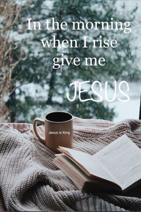 Morning Coffee with Jesus | Facebook Good Morning Jesus, Coffee With Jesus, Monday Greetings, Encouraging Verses, Bible Truths, Christian Planner, Mountains Snow, Happy Sabbath, Have A Great Sunday