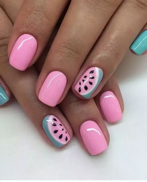 Chic Short Gel Nails - Radiant Summer Pink Designs Short Nails For Summer, Mani Colors, Trendy Manicure, Nails For Summer, Chic Nail Art, Summer Gel Nails, Nail Painting, Short Gel Nails, Cute Gel Nails