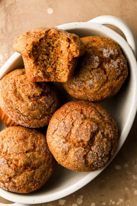 One Bowl Carrot Cake, Carrot Cake Muffin Recipe, Maple Muffins, Sunday Baking, Pumpkin Banana Muffins, Carrot Cake Loaf, Autumn Baking, Healthy Cookie, Carrot Cake Muffins