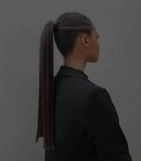 Trendy Ponytail, Ponytail Hairstyle Ideas, Half Ponytail, Sleek Ponytail Hairstyles, Hairstyle Long, Ponytail Hairstyle, Hairstyle Tutorial, Sleek Hairstyles, Hairdo For Long Hair