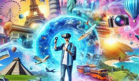 "Transforming Travel: Virtual Reality's Impact on Trips" Immersive Technology, Space Tourism, Digital Nomad Lifestyle, Virtual Environment, Vr Experience, Travel Tech, Language Translation, Travel Industry, Sustainable Travel