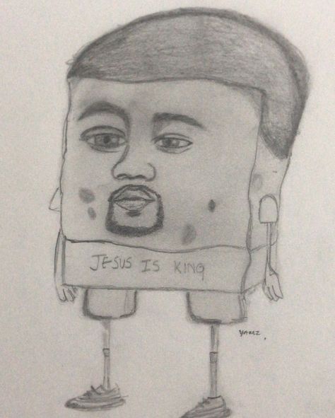 Kanye Sketch, Kanye Drawing, Kanye West Drawing, Graduation Album, Gay Fish, Doodles Drawings, Cute Doodles Drawings, Art Styles, Doodle Drawings